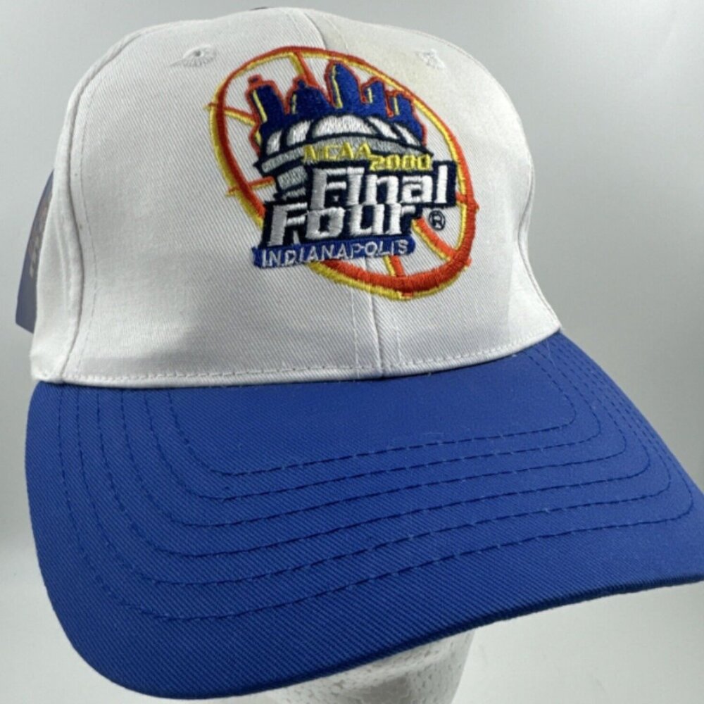 Vintage NWT NCAA 2000 Final Four Indianapolis Basketball Champs Snapback Hat Cap